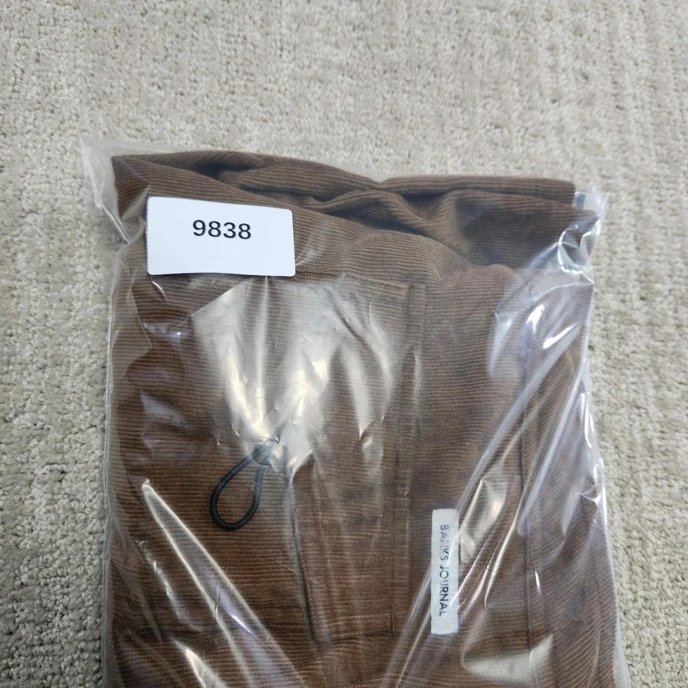 Banks Journal Corduroy Shorts Men 31 Drawstring Surf Performance Brown 6
